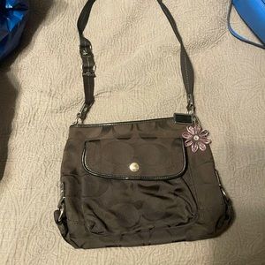 Coach crossbody black purse
